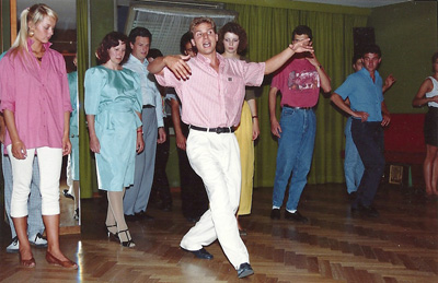 Cours de G�rard en ao�t 1990